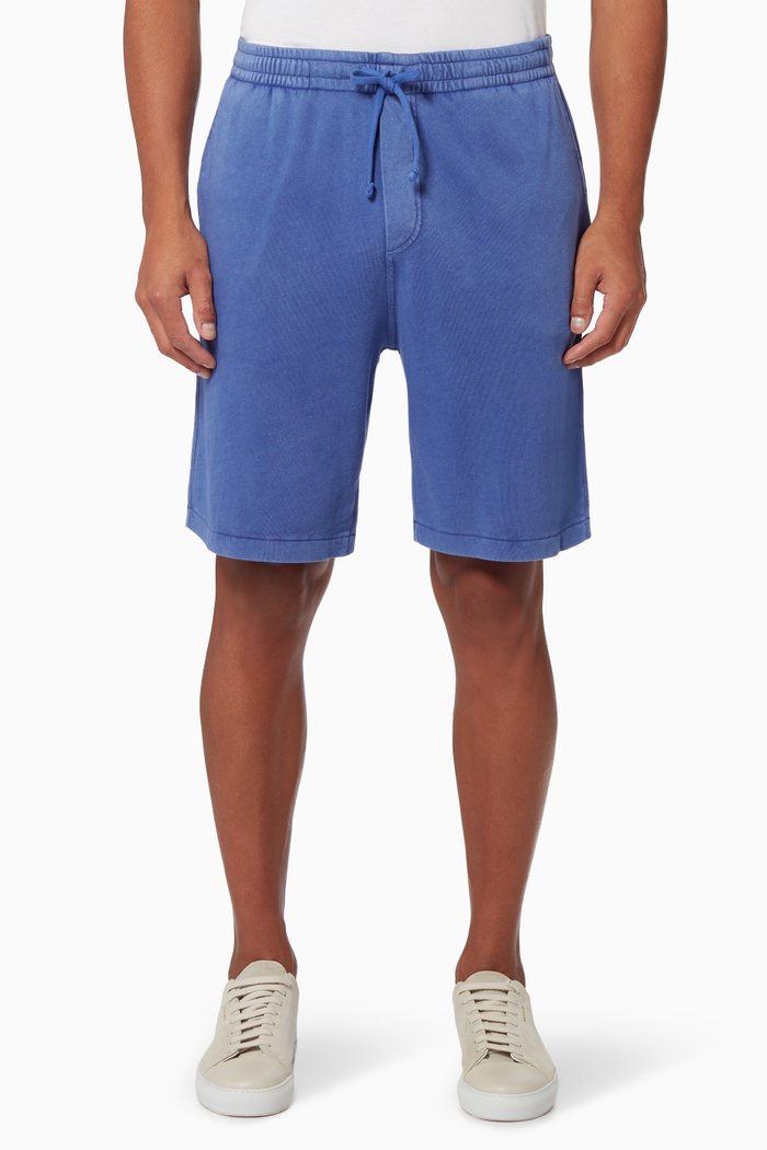 

Cotton Bermuda Shorts, Blue