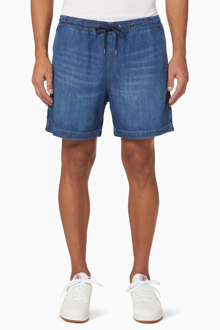 

Prepster Denim Shorts, Blue