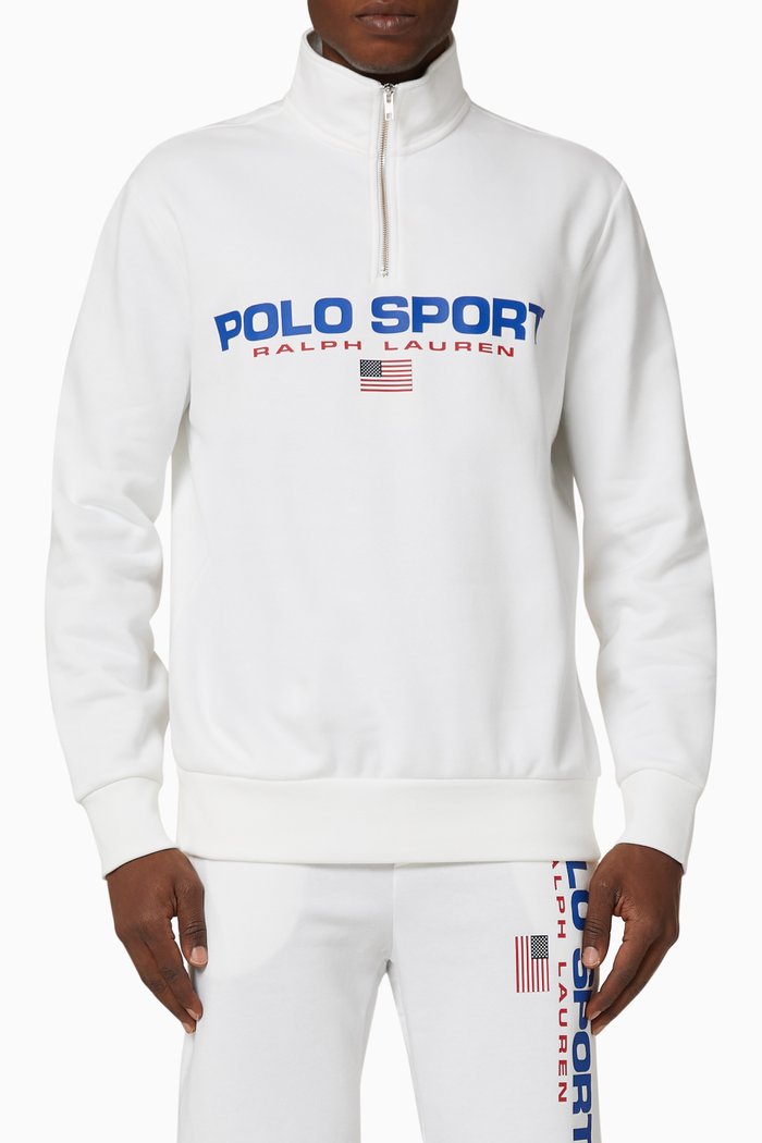 

Polo Sport Fleece Sweatshirt, White