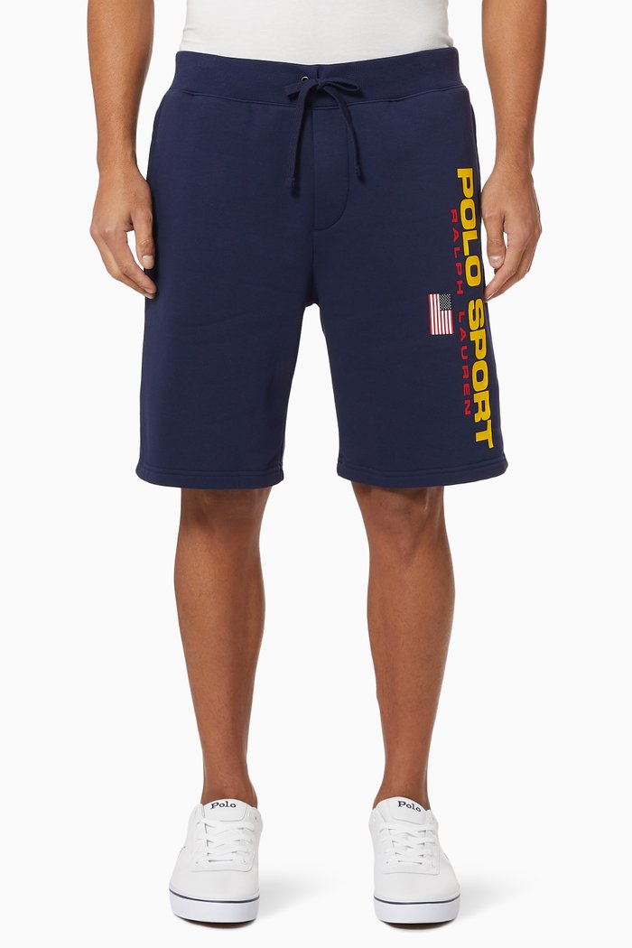 

Polo Sport Fleece Jersey Shorts, Blue