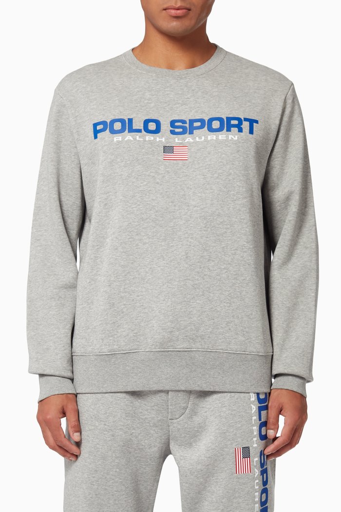 

Polo Sport Fleece Sweatshirt, Grey