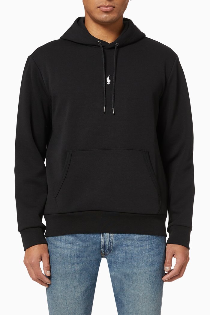 

Double Knit Hoodie, Black