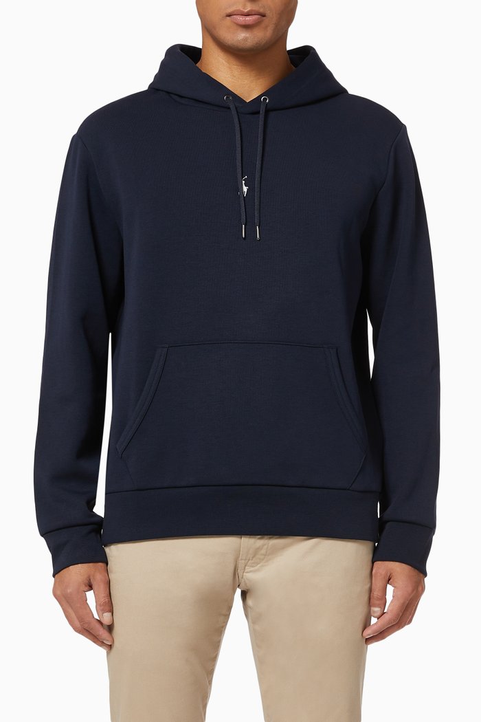 

Double Knit Hoodie, Blue