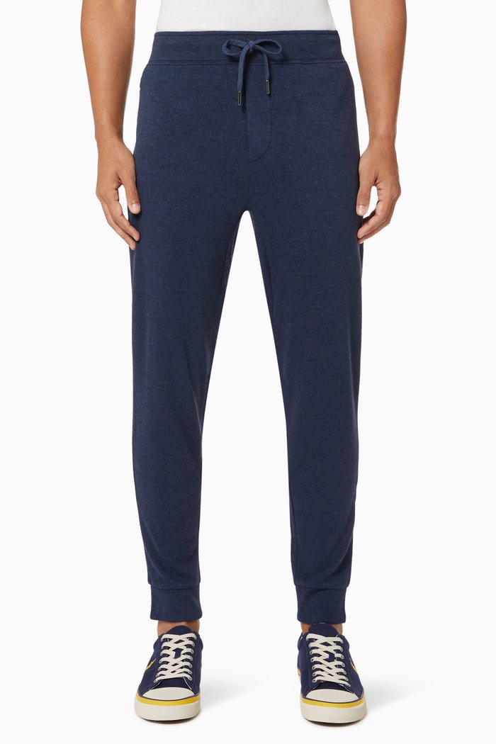 

Logo Joggers in Cotton Blend, Blue