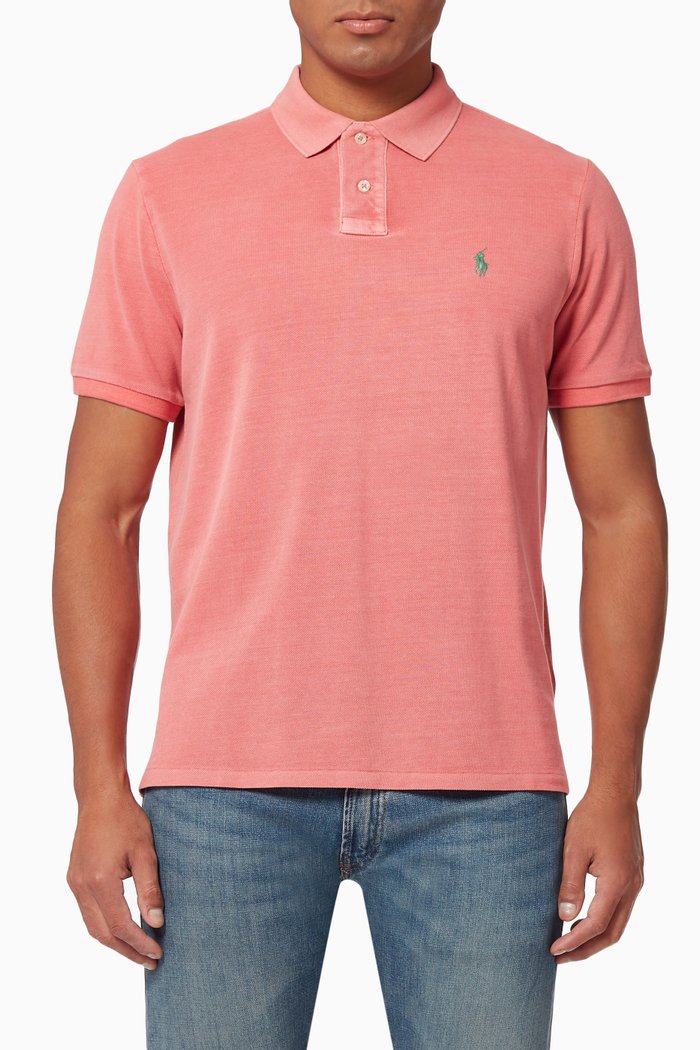 

Polo Ralph Lauren Piqué Polo Shirt, Pink
