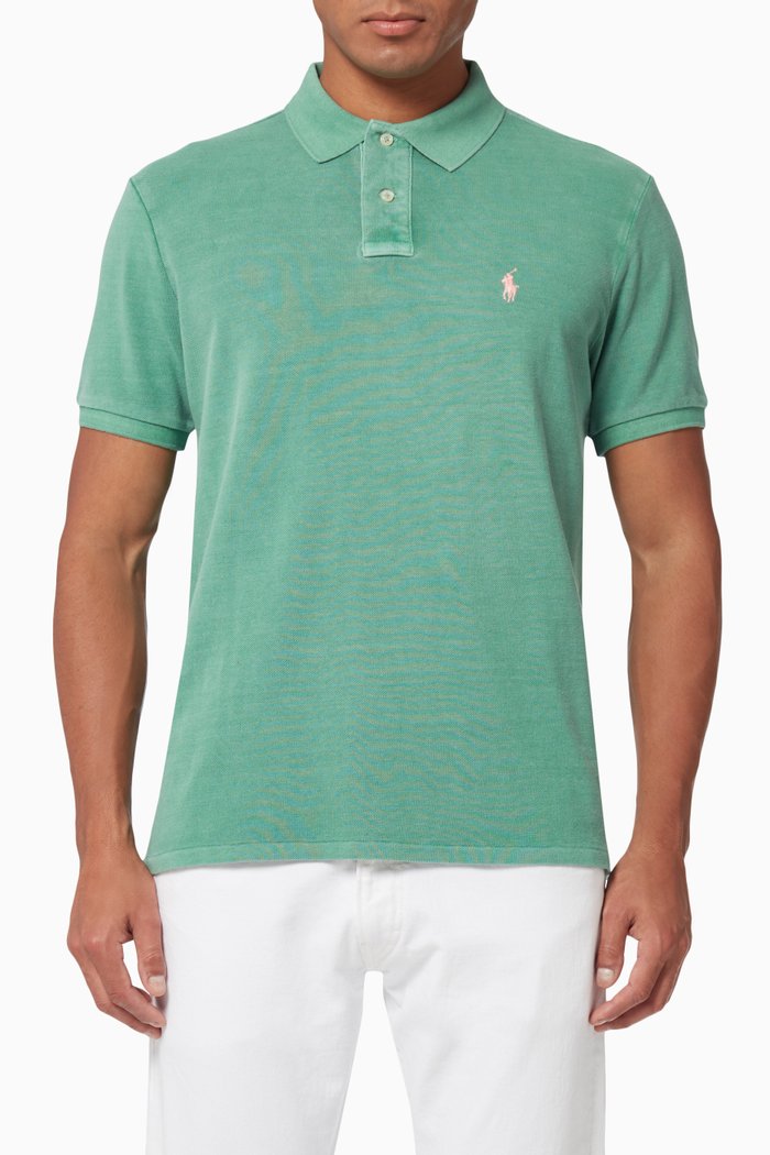 

Piqué Polo Shirt, Green