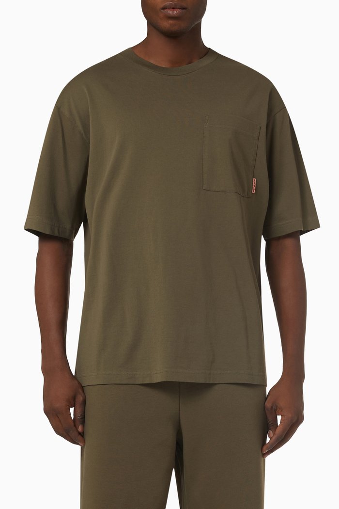 

Pocket T-shirt in Organic Cotton, Grey