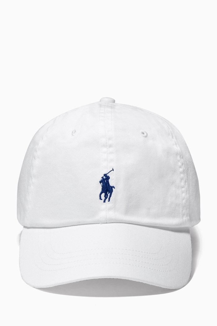 

Baseball Cap in Sustainable Cotton Chino, White