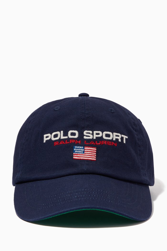

Polo Sport Ball Cap in Cotton Chino, Blue