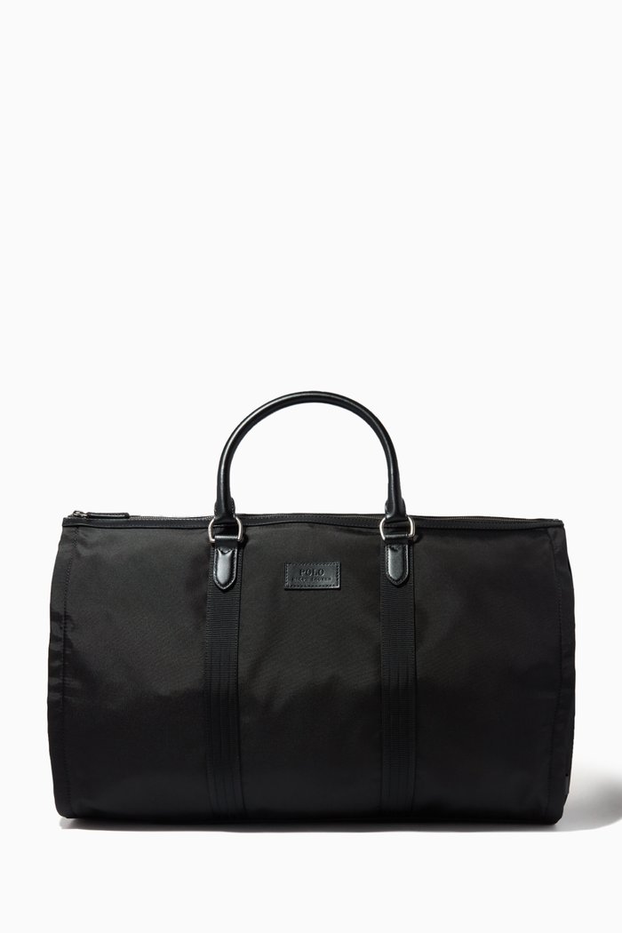 

Convertible Duffel Bag in Nylon, Black