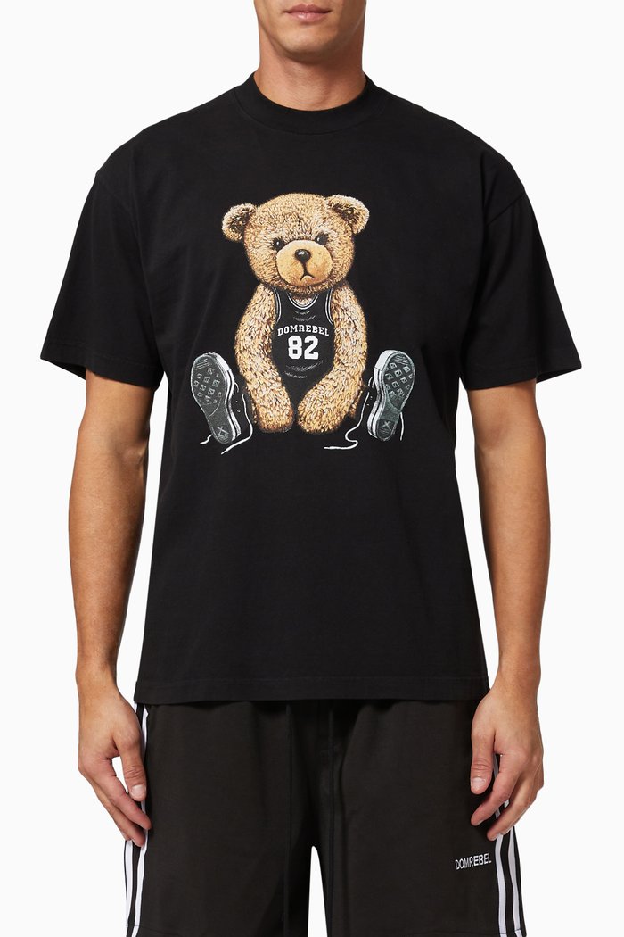 

Play Box T-shirt in Cotton, Black