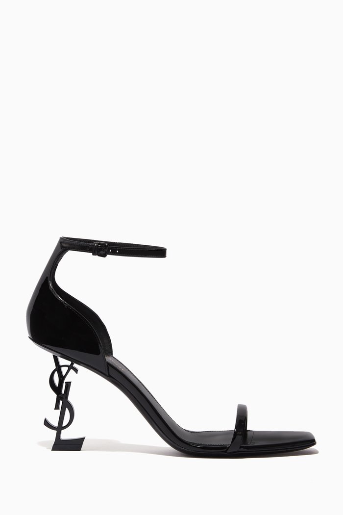 

Opyum 85 Sandals in Patent Leather, Black