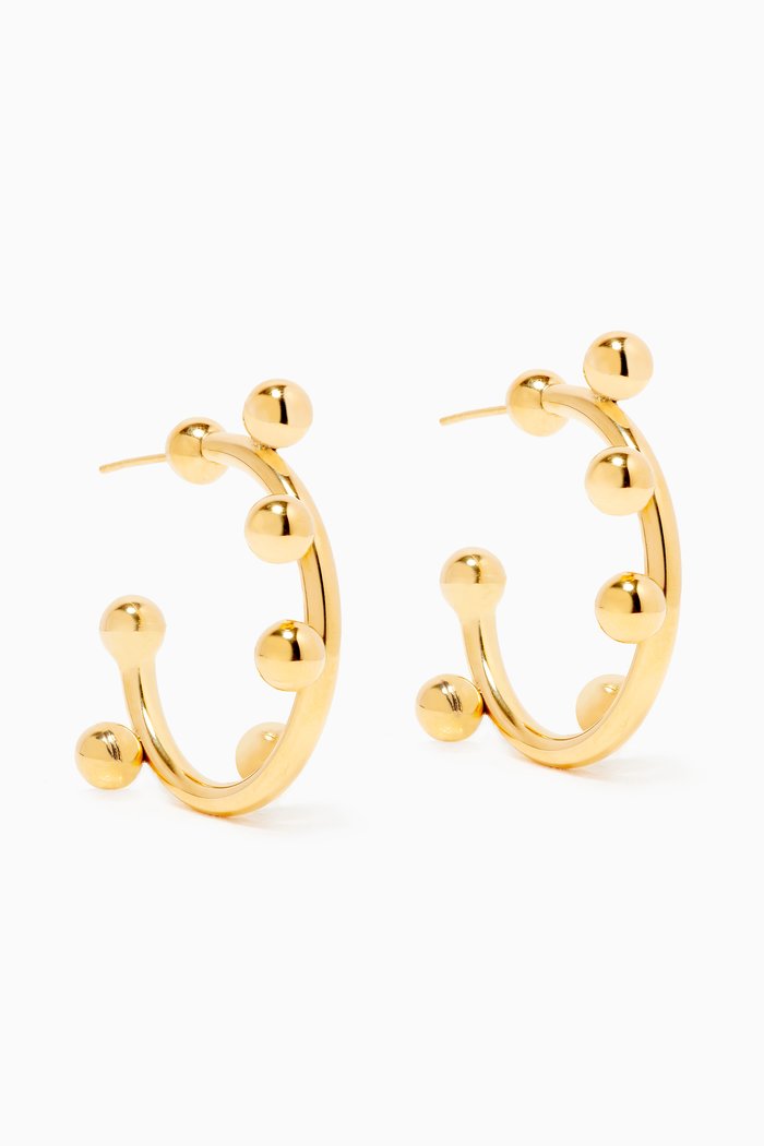 

Disco Mini Earrings in 24k Gold Plated Sterling Silver
