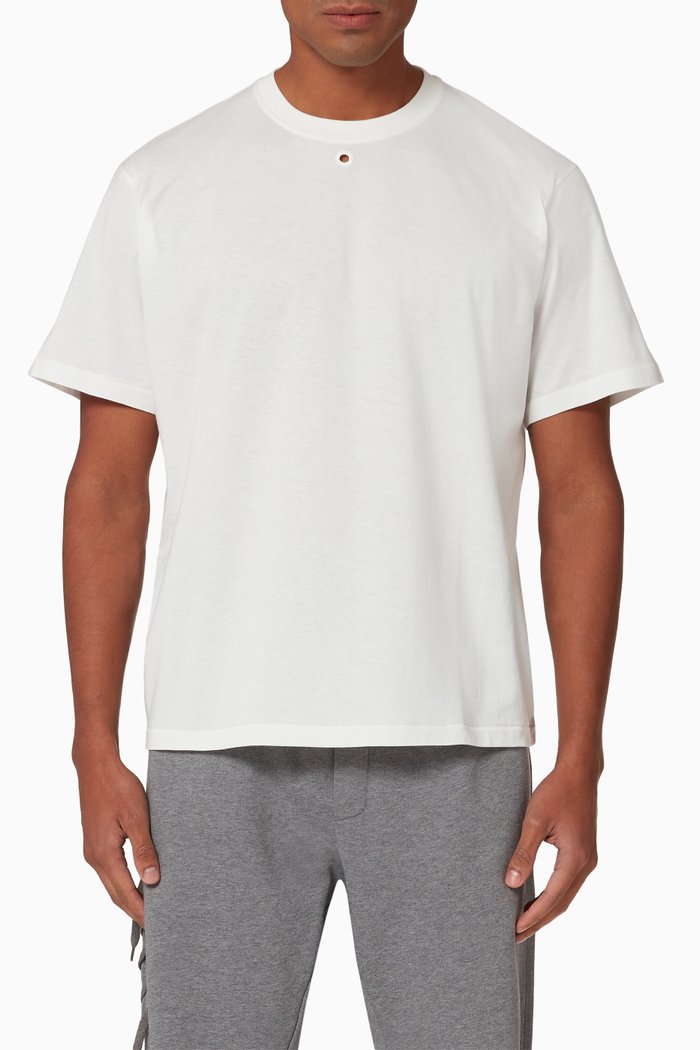 

Hole Cotton T-Shirt, White