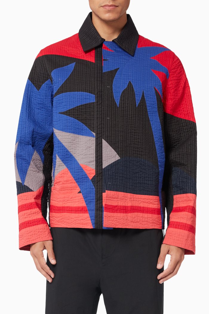 

Paradise Jacket in Quilted Cotton, Red