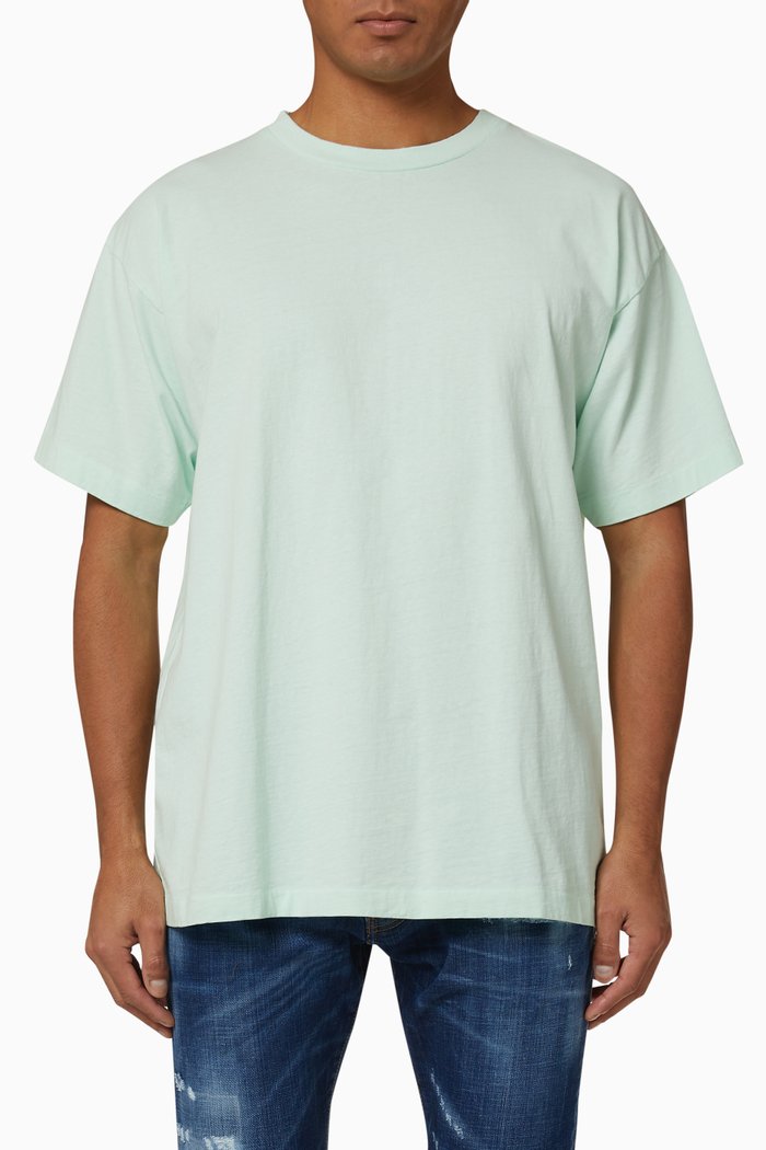 

University Oversized Recycled Cotton T-Shirt, Green