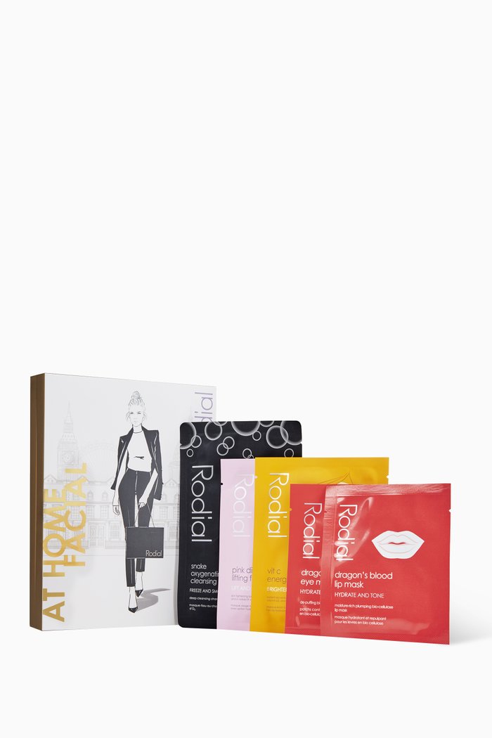 

At Home Facial Sheet Mask Set, Multicolour