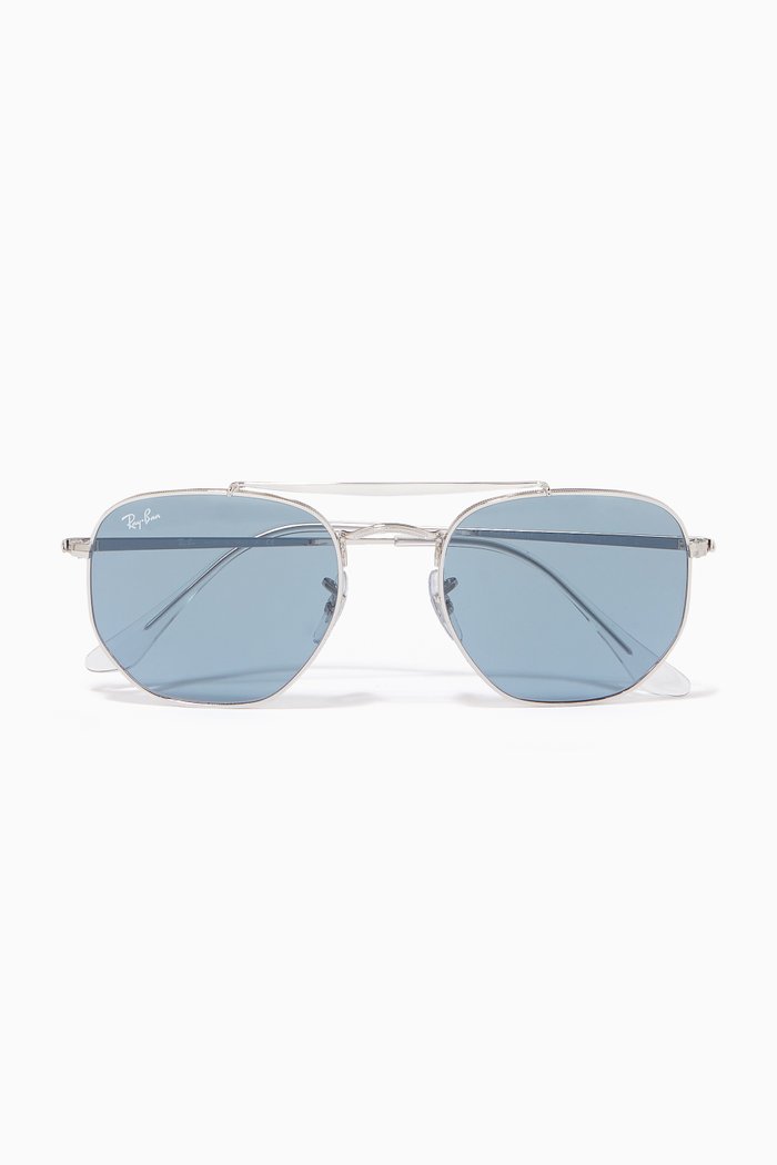 

Marshal Gradient Steel Sunglasses, Silver