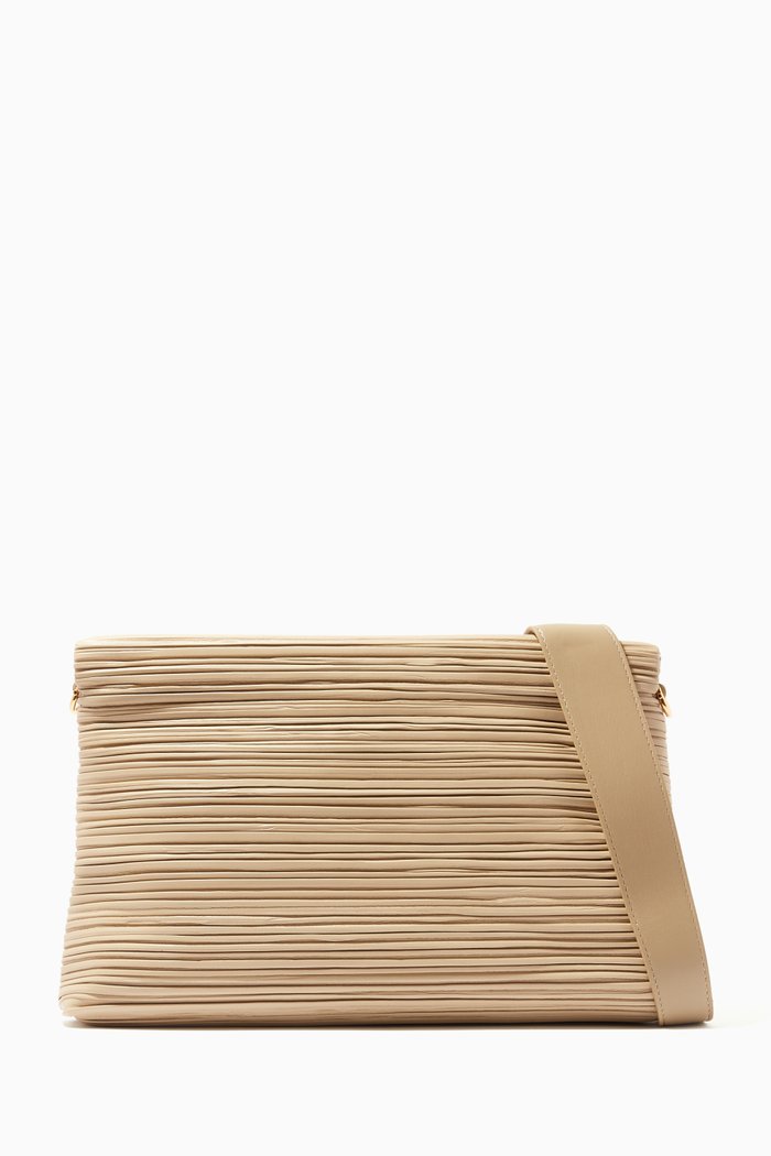 

Adria Shoulder Bag in Vegan Leather, Neutral