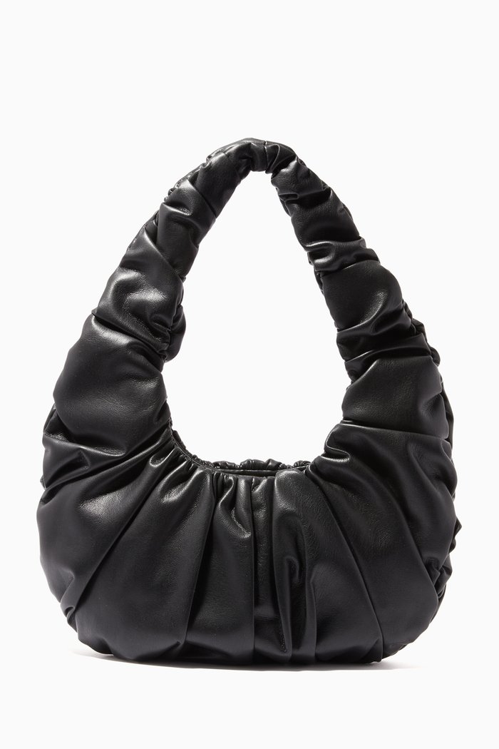 

Anja Baguette Bag in Vegan Leather, Black