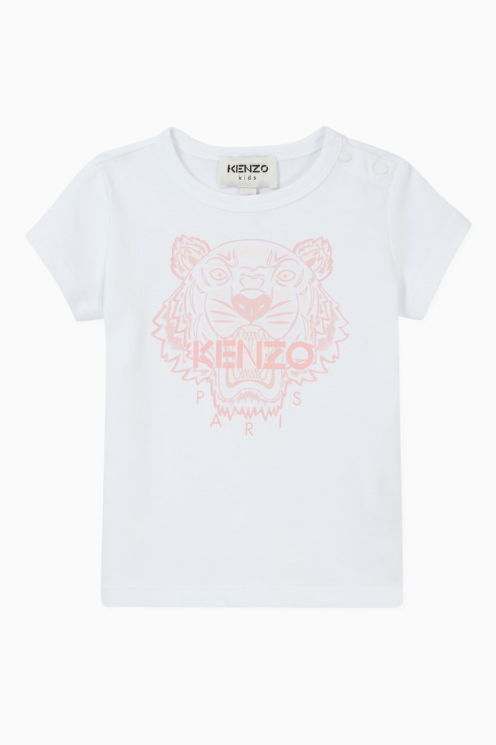 

Kenzo Tiger Graphic T-shirt in Cotton, White