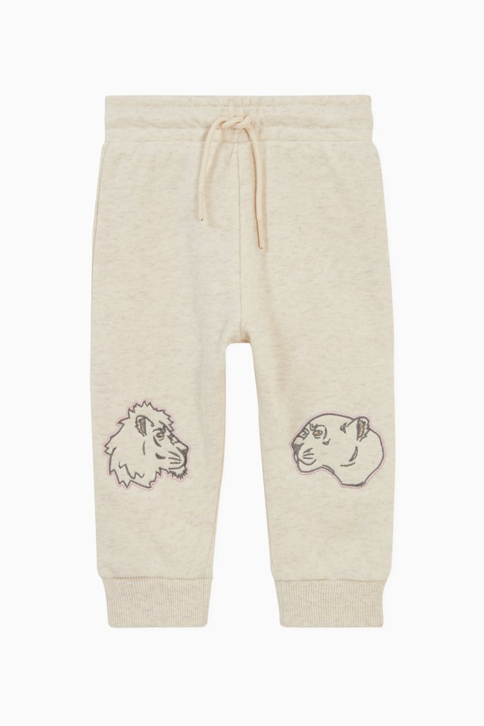 

Tiger Friends Sweatpants in Brushed Cotton, Neutral
