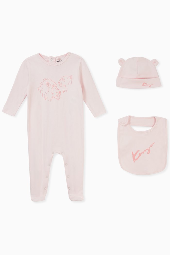 

Kenzo Lion Friends Pyjama Set, Pink