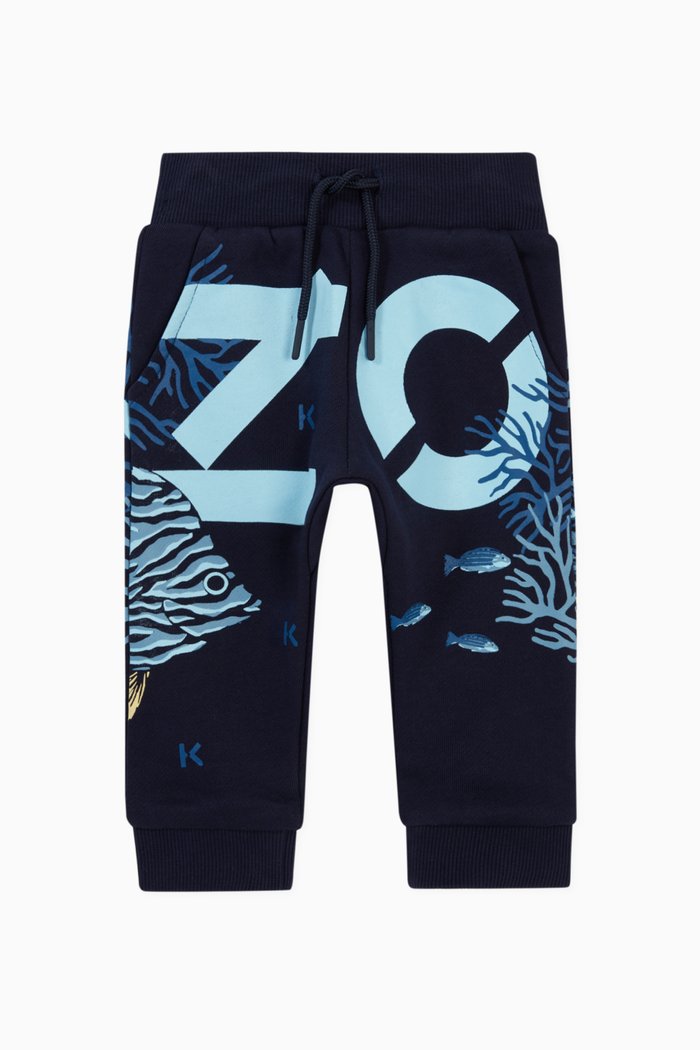 

Seabed Sweatpants in Cotton Fleece, Blue
