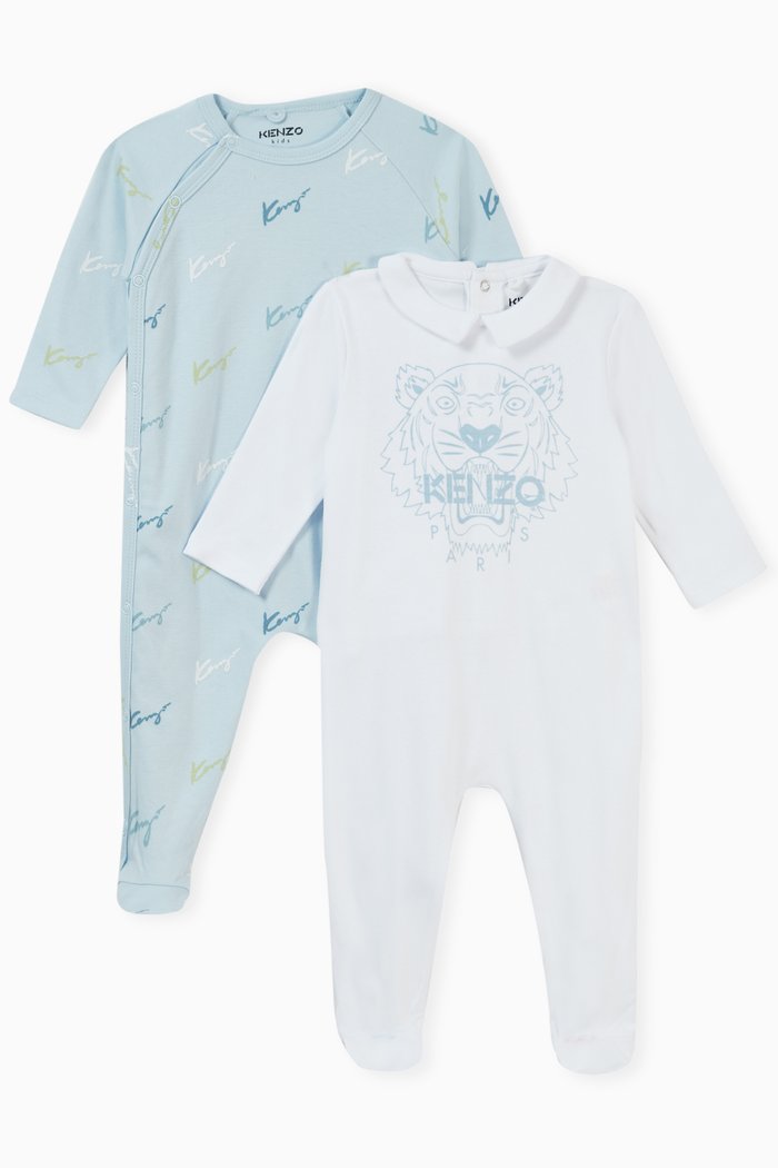 

Signature Tiger Jumpsuit Pyjama Gift Set, Set of 2, Blue
