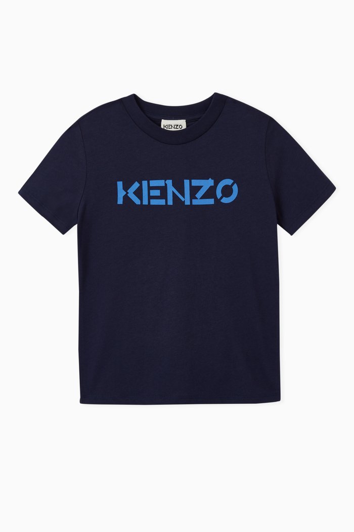 

Kenzo Logo T-shirt in Cotton, Blue