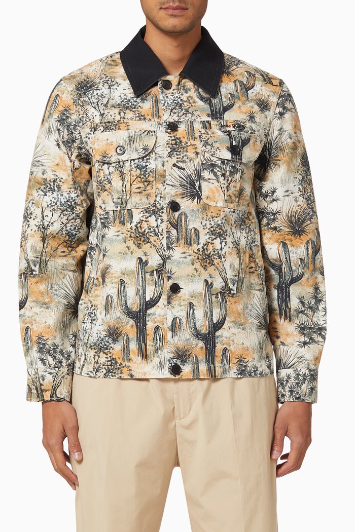 

Workwear Jacket in Cotton, Neutral
