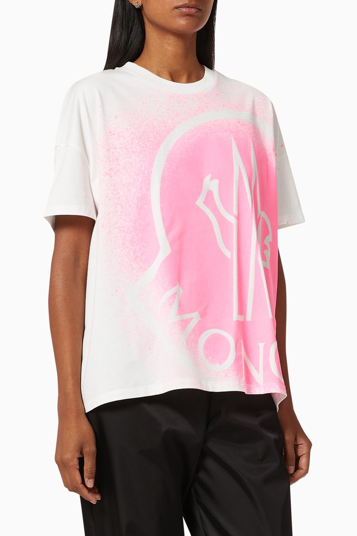 

Girocollo Logo T-shirt, Pink