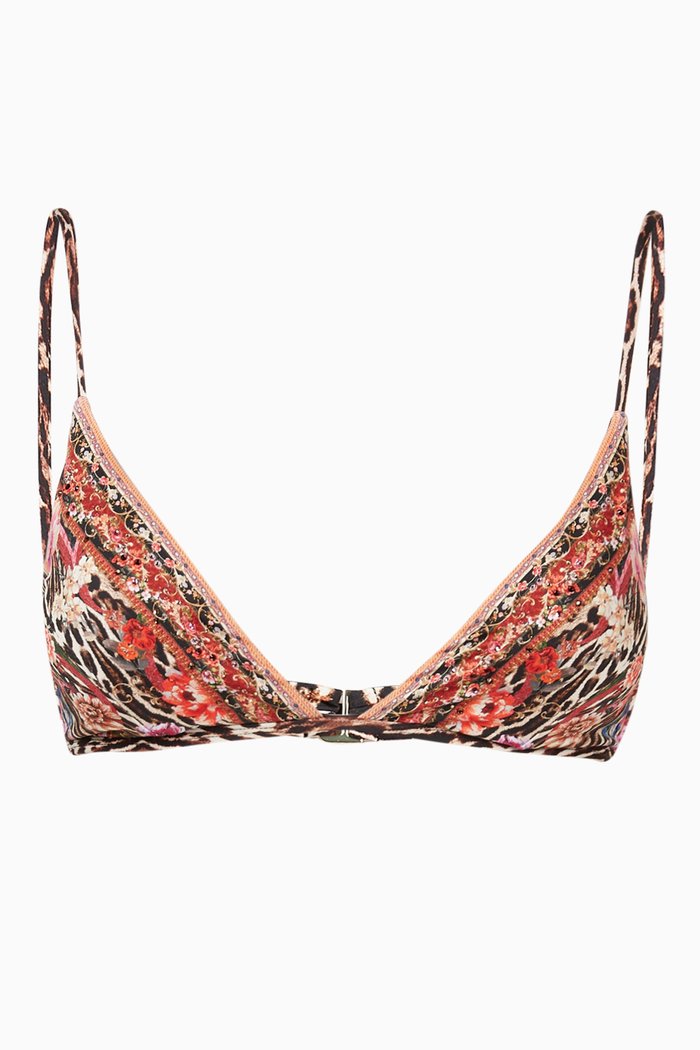 

Liv A Little Tri Bikini Top, Brown