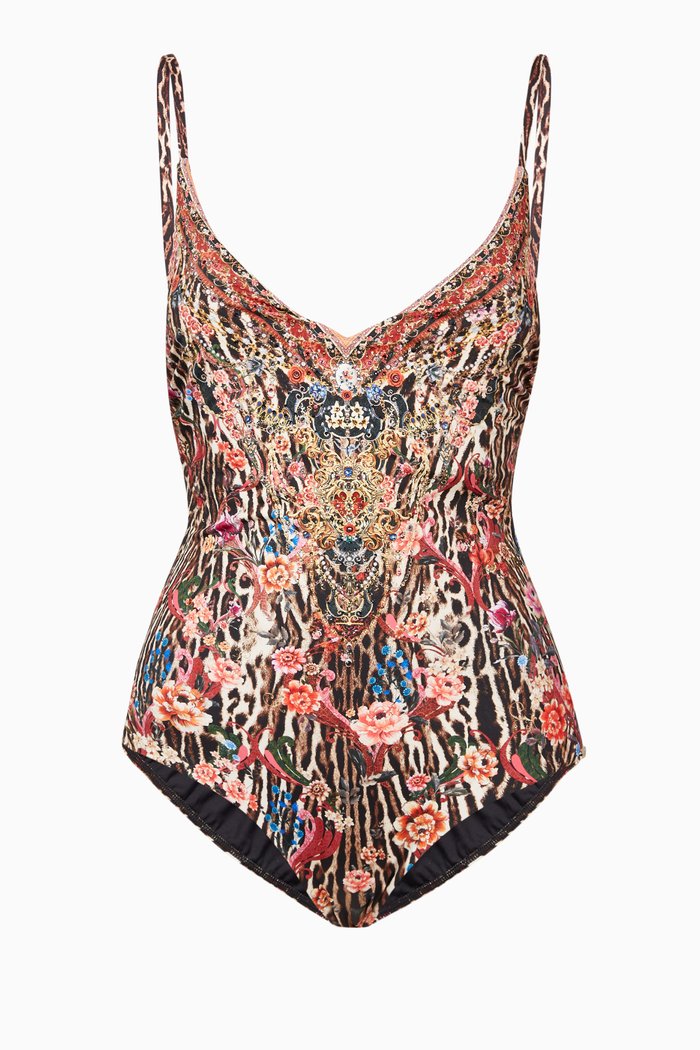 

Liv A Little One-Piece Swimsuit, Brown