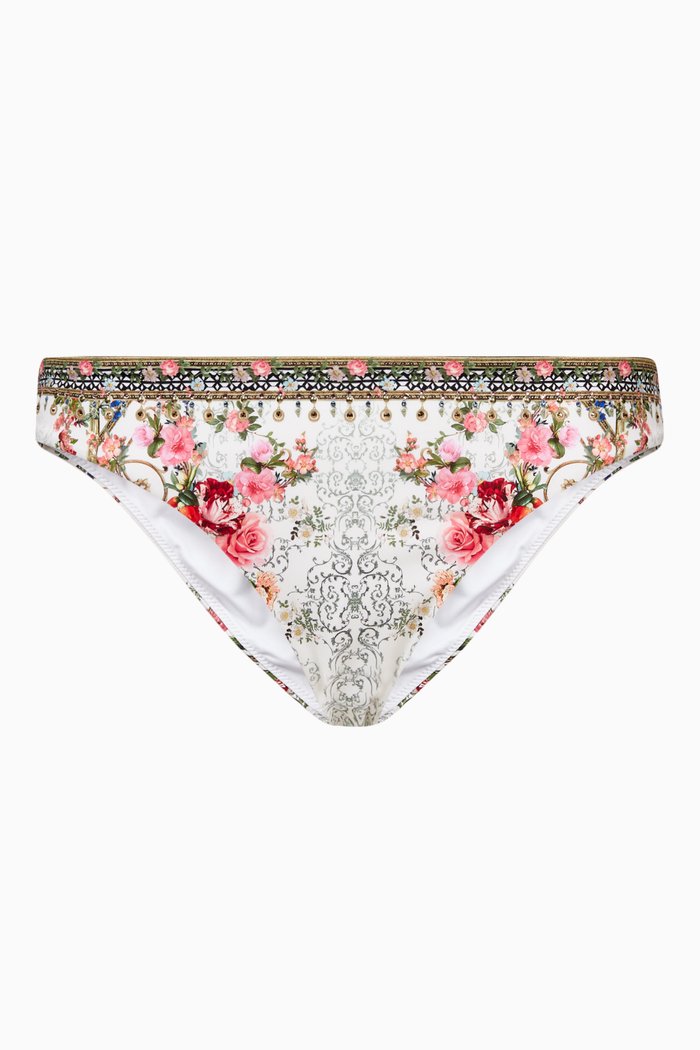 

Star Cross Bikini Bottom, White