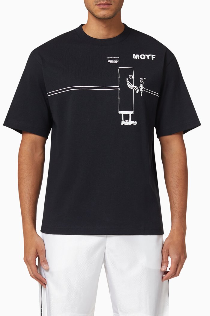 

Beni Bischof© Print T-shirt in Cotton, Black