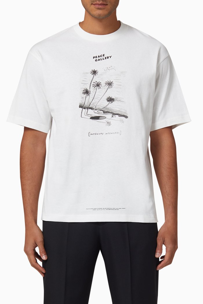 

Beni Bischof© Print T-shirt in Cotton, White