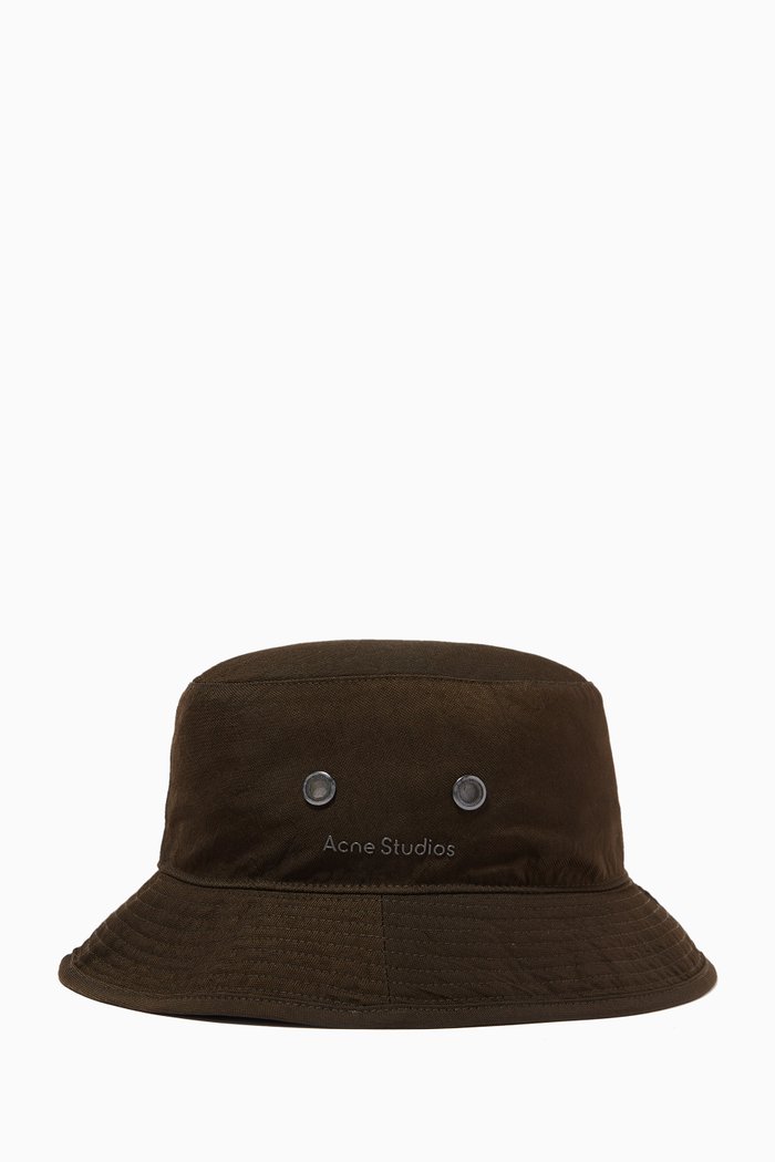

Logo Bucket Hat in Nylon, Green
