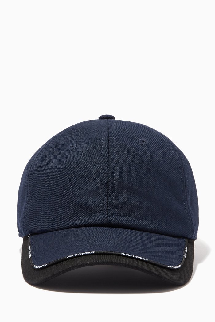 

Baseball Cap in Cotton Blend, Blue