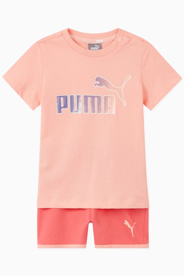

Minicats T-shirt & Shorts Set, Pink