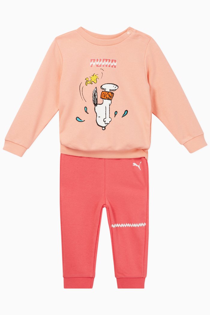 

Peanuts Minicats Crew Tracksuit, Pink