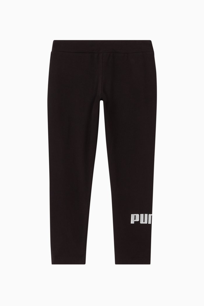

Logo Cotton Leggings, Black