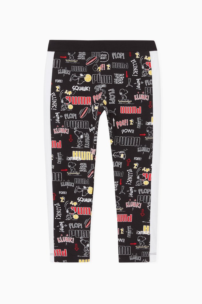

x Peanuts Cotton Leggings, Black