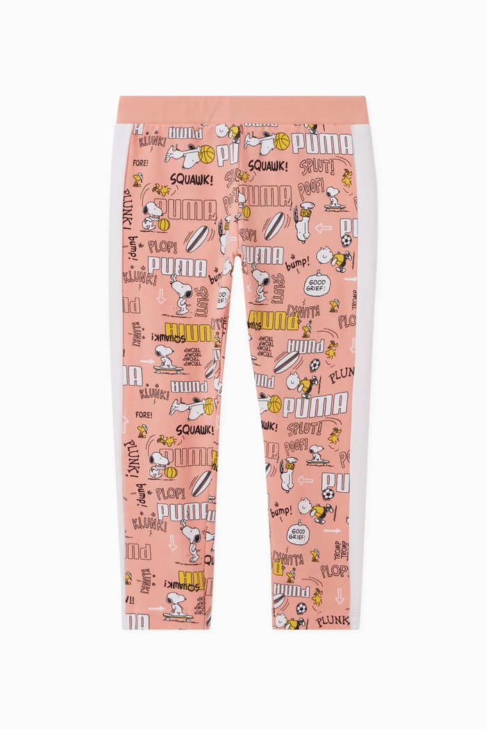 

x Peanuts Cotton Leggings, Pink