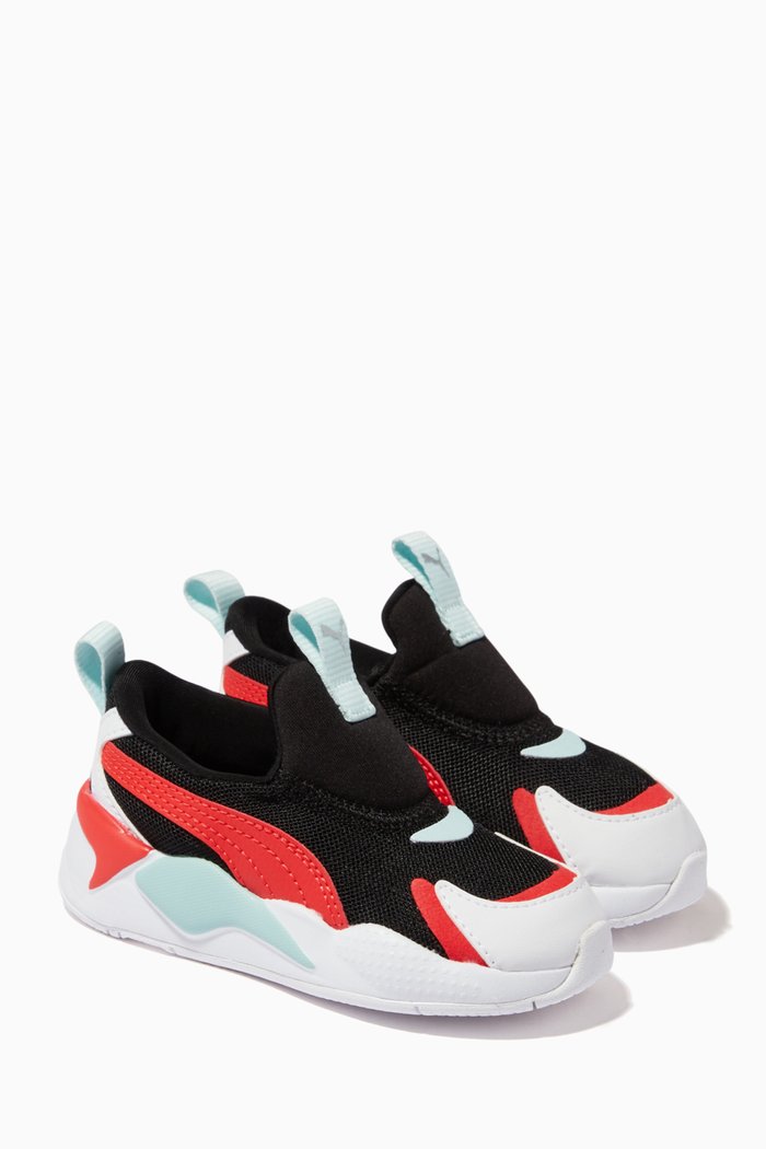 RS-X3 Slip-on Sneakers in Mesh, Black