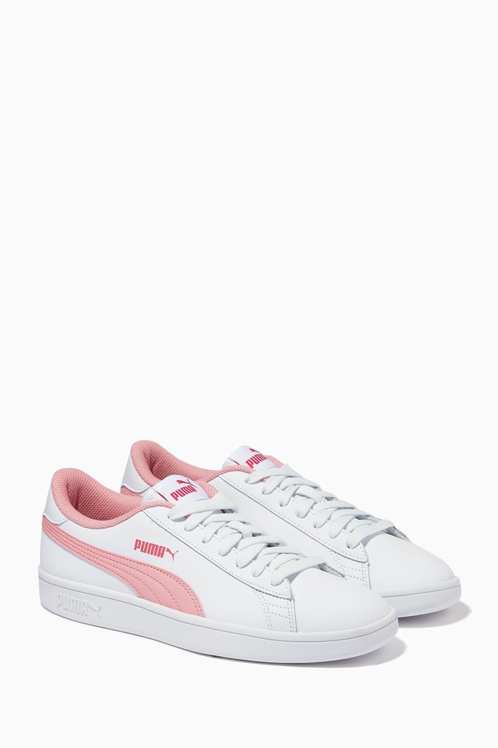 

Smash V2 Sneakers in Leather, White