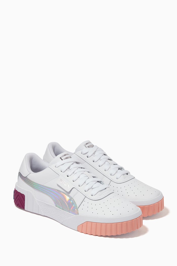 

Cali Bubbles Sneakers in Leather, White