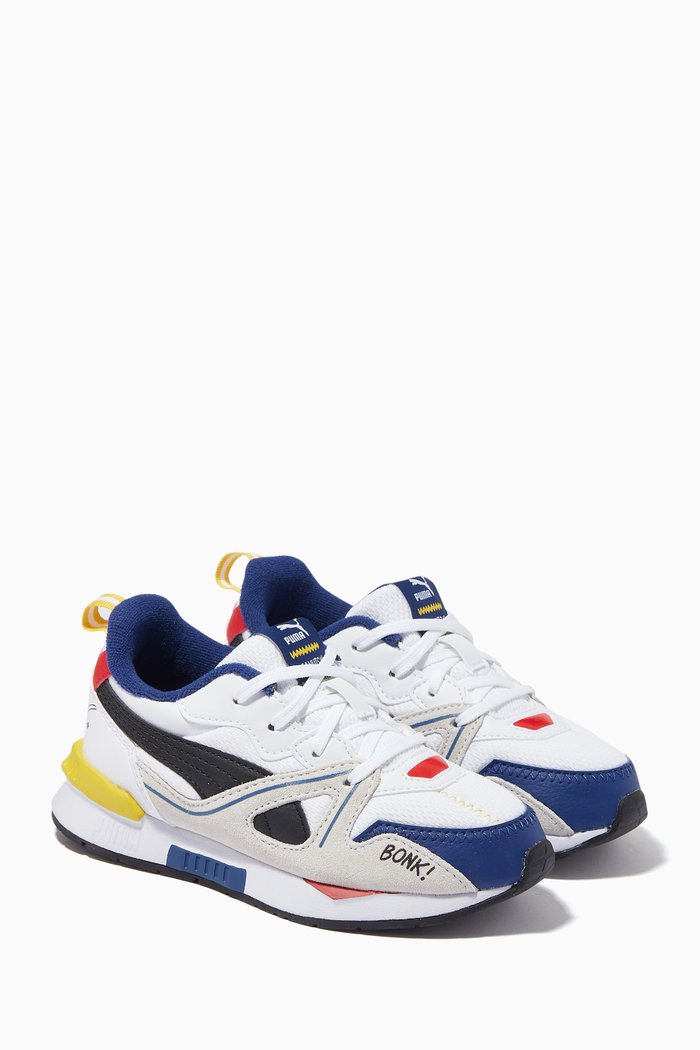 

x Peanuts Mirage Mox Sneakers in Mixed Leather, White