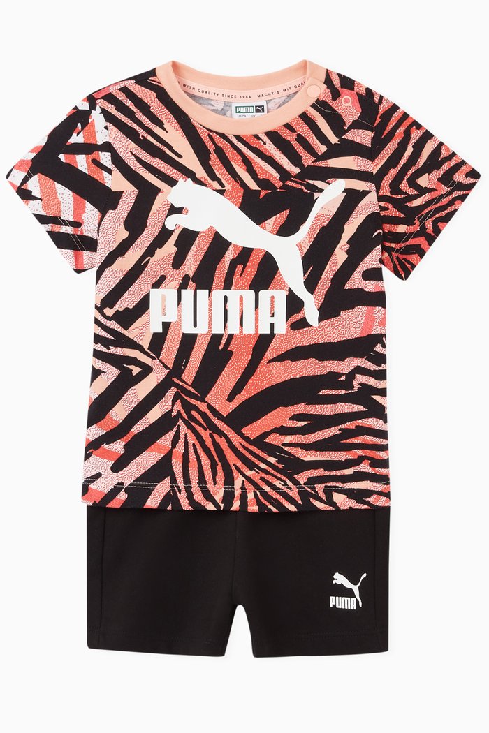 

Minicats Classics Safari T-shirt & Shorts Set, Multicolour