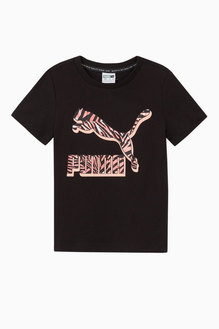 

Classics Logo Cotton T-Shirt, Black